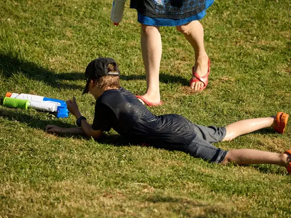 Water fights - a lot!