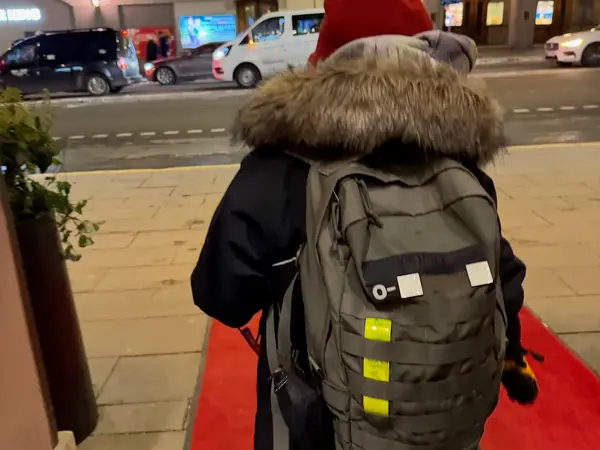 Heading out into the city