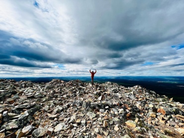 On the top of Lilltoppen copyright Viktorious.se