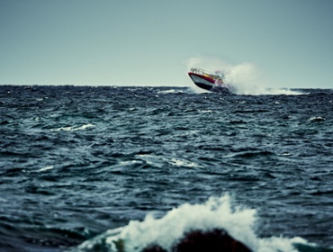 Sea Rescue boat outside Visby copyright Viktorious.se