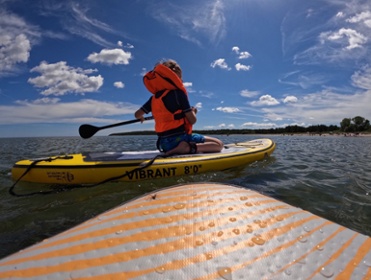 SUP paddling in Gotland and Siljansnäs copyright Viktorious.se