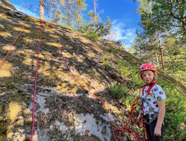 Abseiling (Firning) in Adriansnäs (1) copyright Viktorious.se