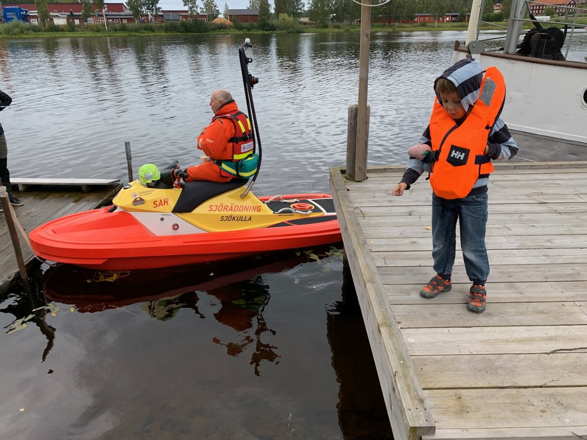 Swedish Sea Rescue Society information day Viktorious