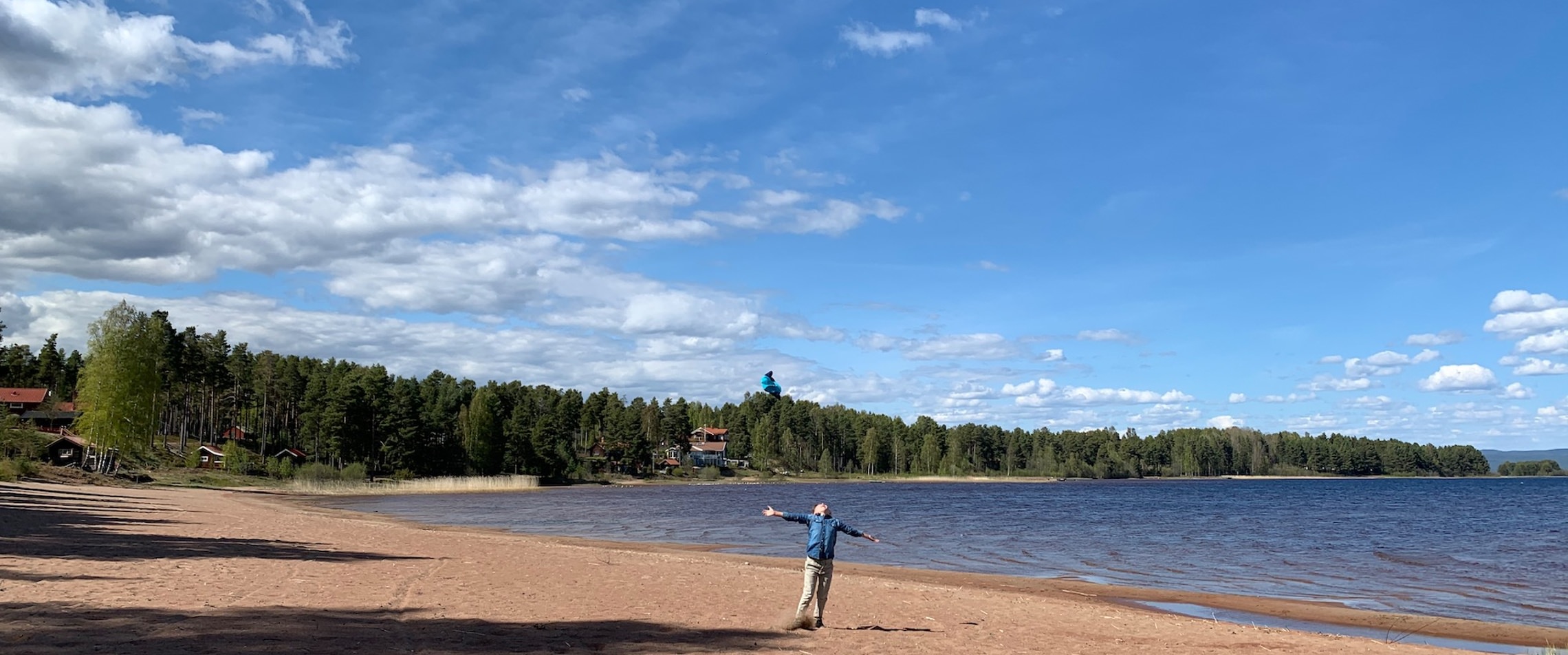 Kråkbergsstranden at Orsa Lake - copyright Viktorious.se